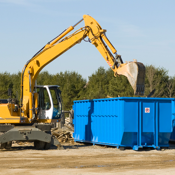 can i rent a residential dumpster for a construction project in Knightsville